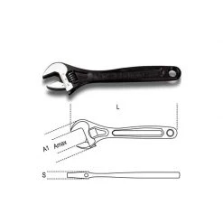 Clé De Serrage BETA Clé à Molette à Ouverture Graduée, Phosphatée - 111N