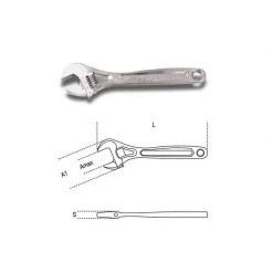 Clé De Serrage BETA Clé à Molette Ouverture Graduée Chromée – 111