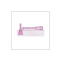 Clé De Serrage BETA Clé à Pipe Débouchée 6 X 6 Pans - 933 -Outillage à main Soldes beta cle a pipe debouchee 6 x 6 pans 933 3