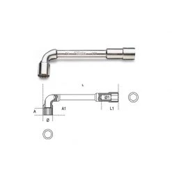Clé De Serrage BETA Clé à Pipe Débouchée Chromée - 937