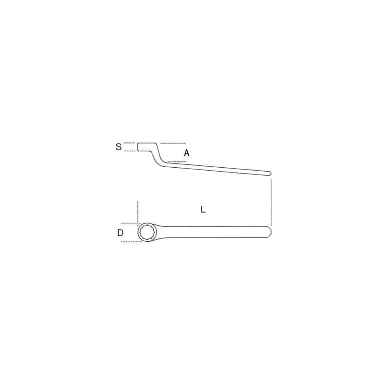 Clé De Serrage BETA Clé Polygonale Contre-coudée 89MQ 13 - 000890113 4 Clé De Serrage BETA Clé Polygonale Contre-coudée 89MQ 13 - 000890113 – Image 2