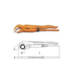 Plomberie BETA Clé Serre - Tubes Suédois à 45° - 374