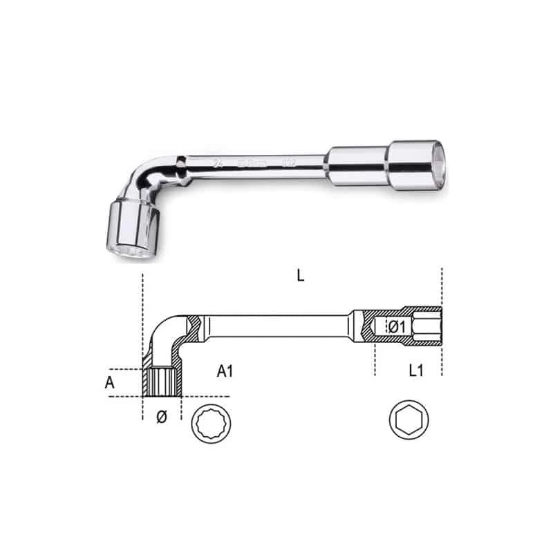 Clé De Serrage BETA Clés à Pipe Débouchée Chromée Polie - 932 3 Clé De Serrage BETA Clés à Pipe Débouchée Chromée Polie - 932