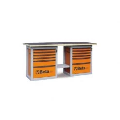 Mobilier Atelier & Composition Outils BETA Établi "ENDURANCE" 2 Servantes 12 Tiroirs - C59B