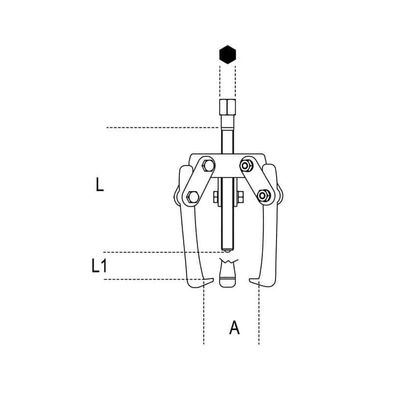 BETA Extracteur à 3 Griffes Articulées - 1516/1 - 2 - 3 4 BETA Extracteur à 3 Griffes Articulées - 1516/1 - 2 - 3 – Image 2