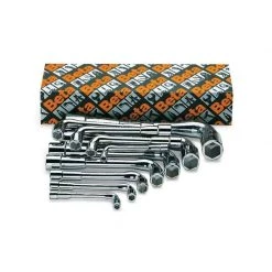 Clé De Serrage BETA Jeu 17 Clés à Pipe Débouché Chromé Poli 933/S17 - 009330081