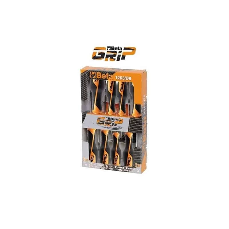 BETA Lot De 8 Tournevis 1260-1262 - 1263 /D8 - 012630008 4 BETA Lot De 8 Tournevis 1260-1262 - 1263 /D8 - 012630008 – Image 2