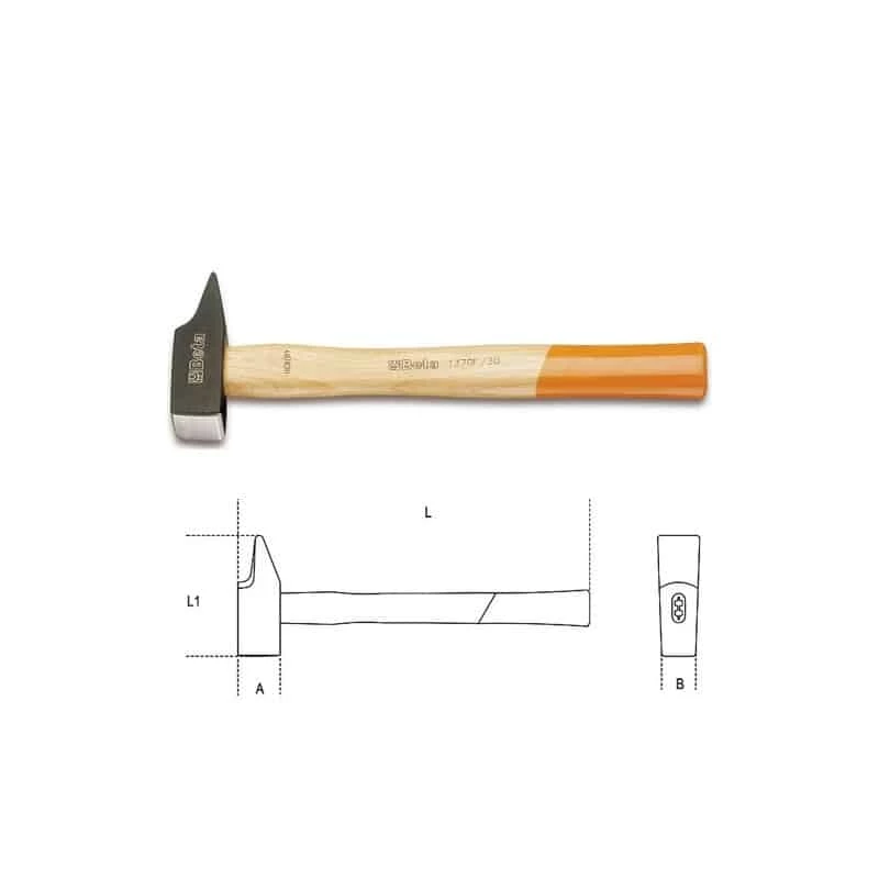 Martellerie & Frappe BETA Marteau Mécanicien Tête Rivoir - 1370F 3 Martellerie & Frappe BETA Marteau Mécanicien Tête Rivoir - 1370F