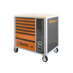 Mobilier Atelier & Composition Outils BETA Servante 7 Tiroirs Avec Armoire Latérale - C24SL-CAB