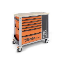 Mobilier Atelier & Composition Outils BETA Servante 7 Tiroirs Avec Armoire Latérale - C24SL-CAB -Outillage à main Soldes beta servante 7 tiroirs avec armoire laterale c24sl cab 4