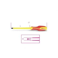 Electricité BETA Tournevis Pour Vis Phillips® - 1272MQ