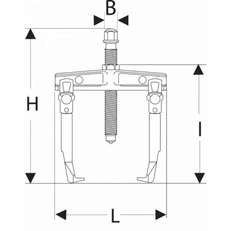 EXPERT BY FACOM EXPERT Extracteur 2 Griffes 4 EXPERT BY FACOM EXPERT Extracteur 2 Griffes – Image 3