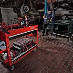 Mobilier Atelier & Composition Outils MILWAUKEE Chariot De Travail 102cm - 4932478856 -Outillage à main Soldes milwaukee chariot de travail 102cm 4932478856 2