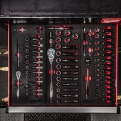 Mobilier Atelier & Composition Outils MILWAUKEE Module Mousse Douille Et Cliquet 1/4" 28 Pcs - 4932479824 -Outillage à main Soldes milwaukee module mousse douille et cliquet 14 28 pcs 4932479824 2