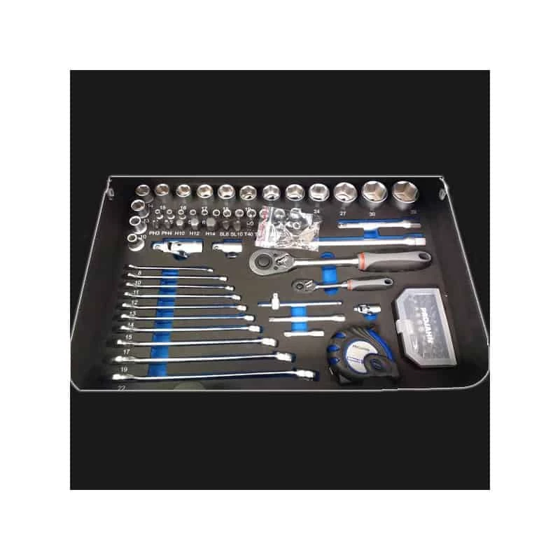 Mobilier Atelier & Composition Outils PROJAHN Mallette 130 Pièces Pinces Clés Douilles Embouts - 8681 5 Mobilier Atelier & Composition Outils PROJAHN Mallette 130 Pièces Pinces Clés Douilles Embouts - 8681 – Image 3