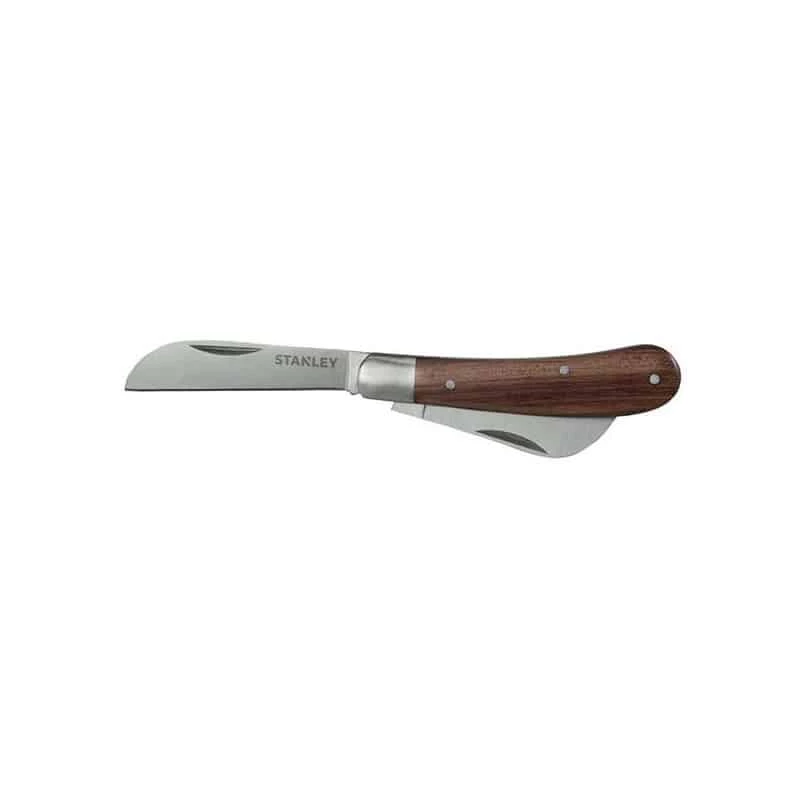 Coupe & Outil D'entretien Divers STANLEY Couteau D'électricien à 2 Lames Manche Bois - STHT0-62687 8 Coupe & Outil D'entretien Divers STANLEY Couteau D'électricien à 2 Lames Manche Bois - STHT0-62687 – Image 6