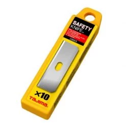 Coupe & Outil D'entretien Divers TAJIMA Boîte 10 Lames Pour Couteau Safety Knife - CB93H/Y1