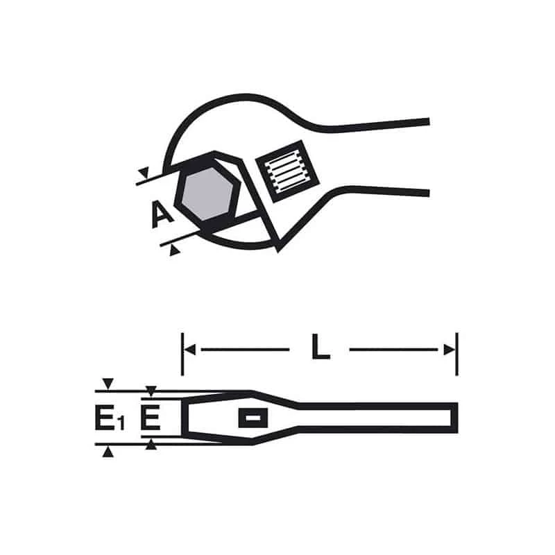 Plomberie VIRAX Clé à Molette Grande Ouverture - 017050 4 Plomberie VIRAX Clé à Molette Grande Ouverture - 017050 – Image 3